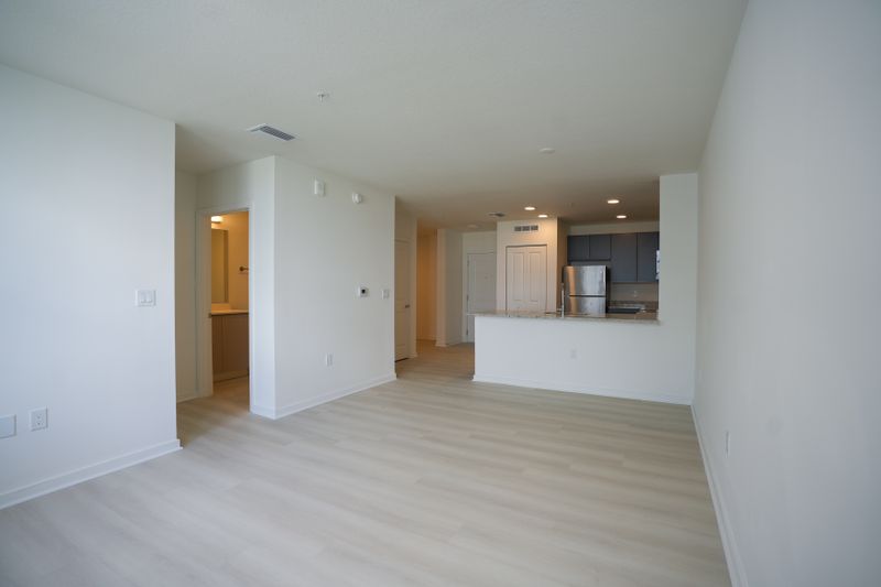 Pristine empty modern apartment ready for move-in